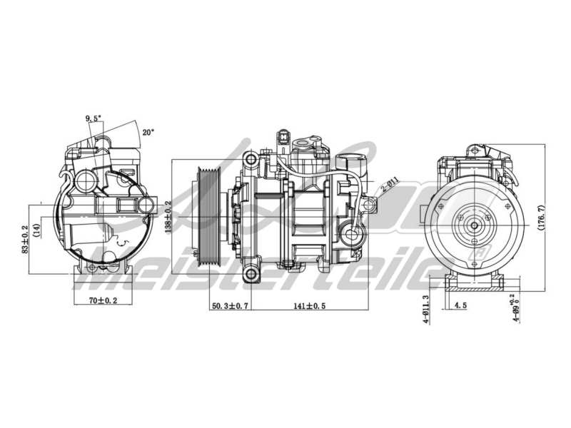 Air conditioning compressor